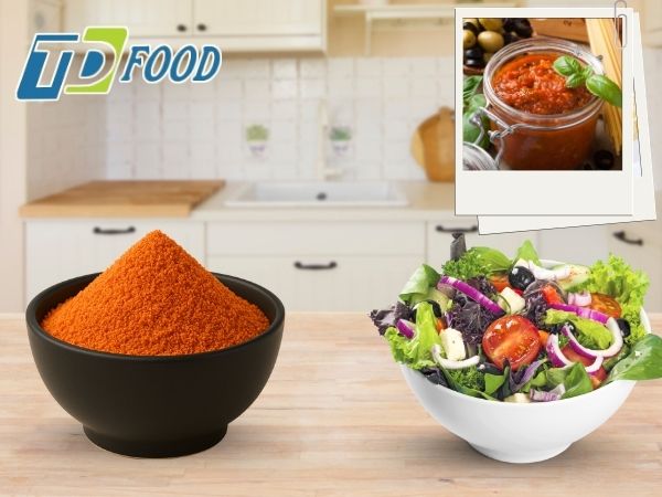 Lợi ích khi sử dụng bột cà chua trong chế biến sốt